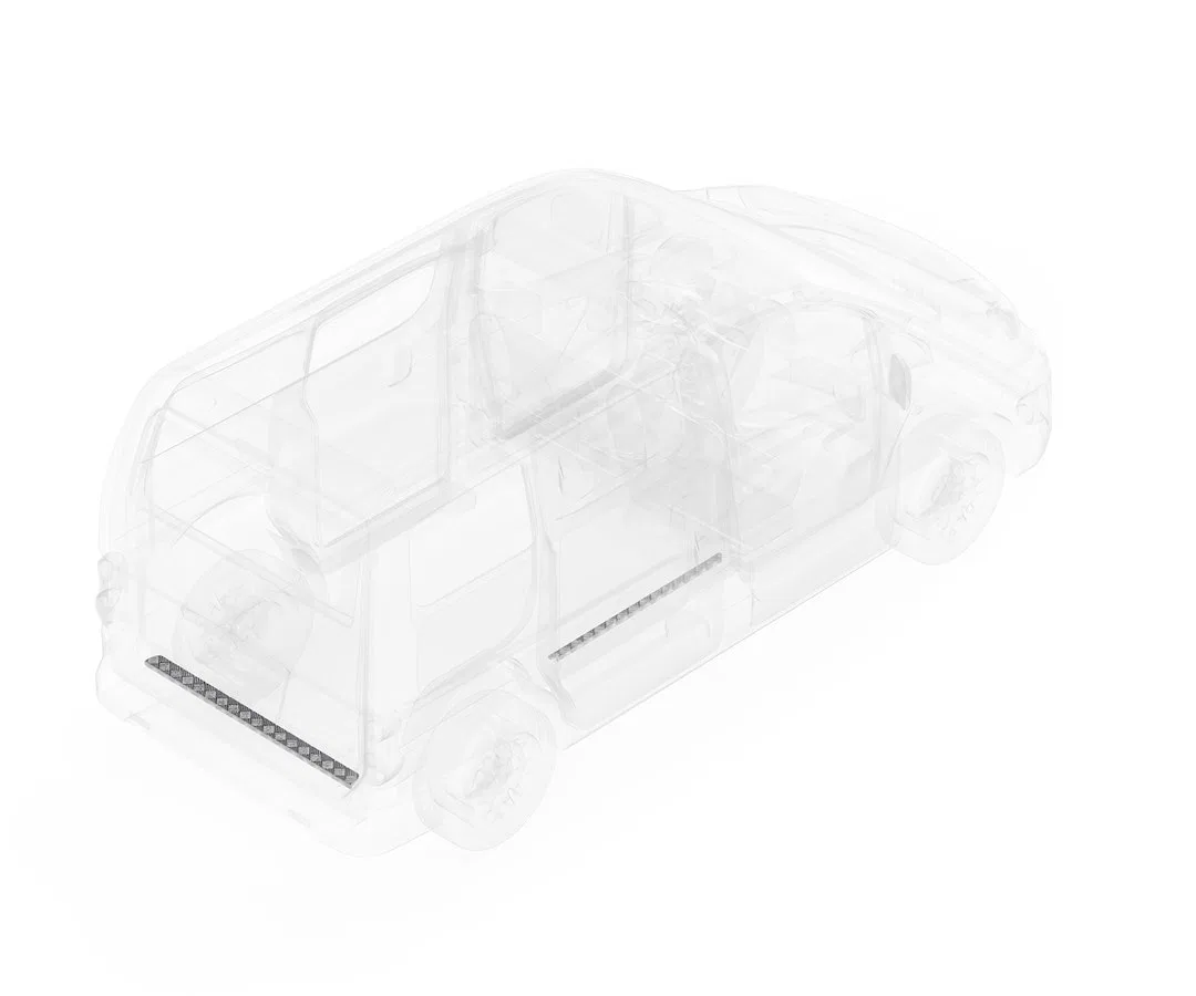 539-151-1010 – LEGEND FLEET Door Sill Protector, Diamond Plate Polished Aluminum Side And Rear Door